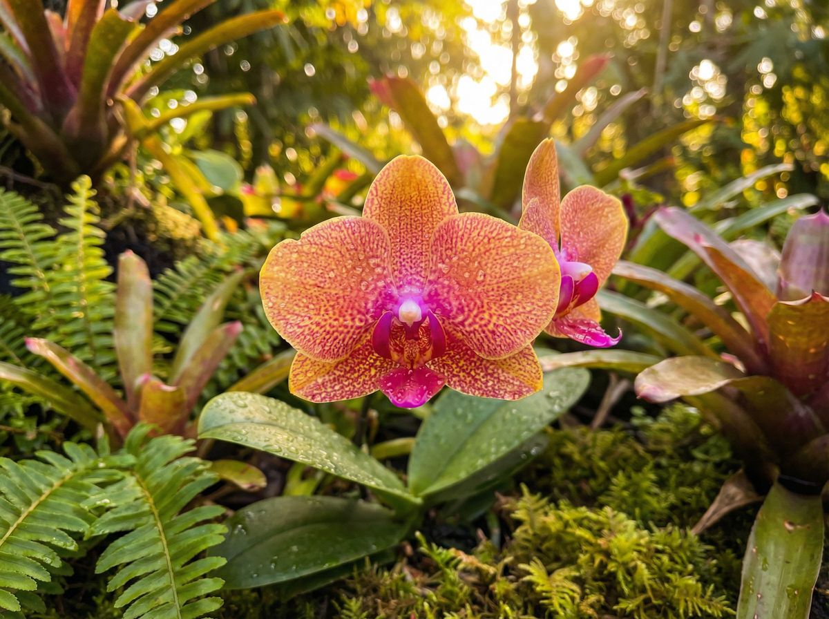 反差视频热带兰花植物视频